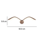 Minimalist Bird Wing LED Wall Light Sconce in Brown or White