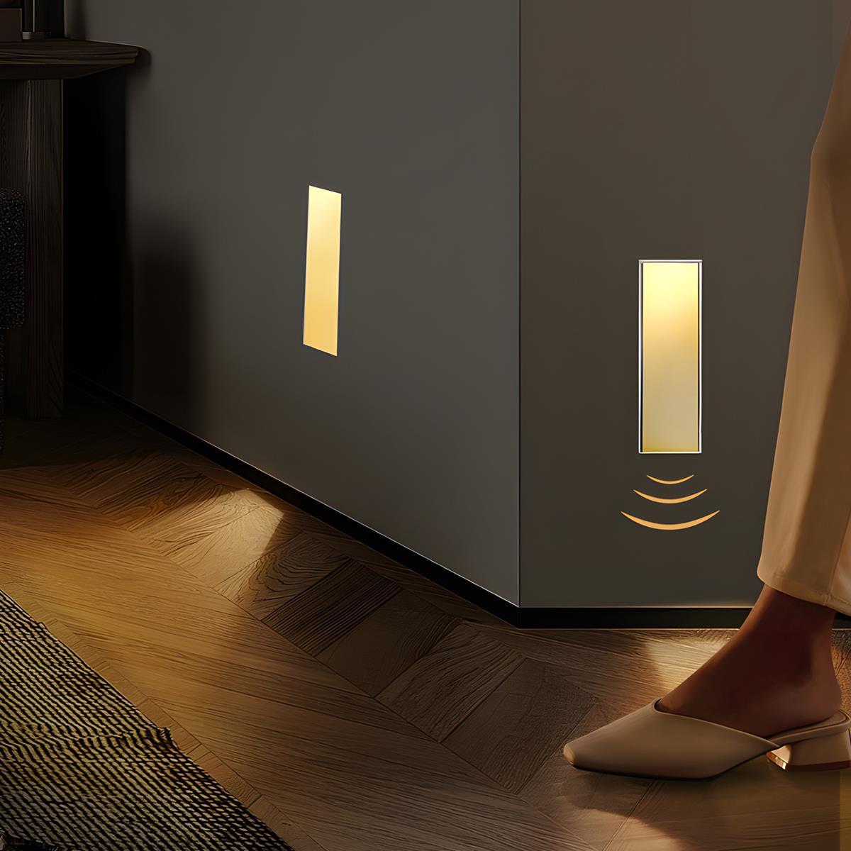 Wall Lights for Living Room – Minimalist LED Sconce with Motion Sensor