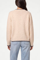 Women's Round Neck Cardigan - Stone Knit