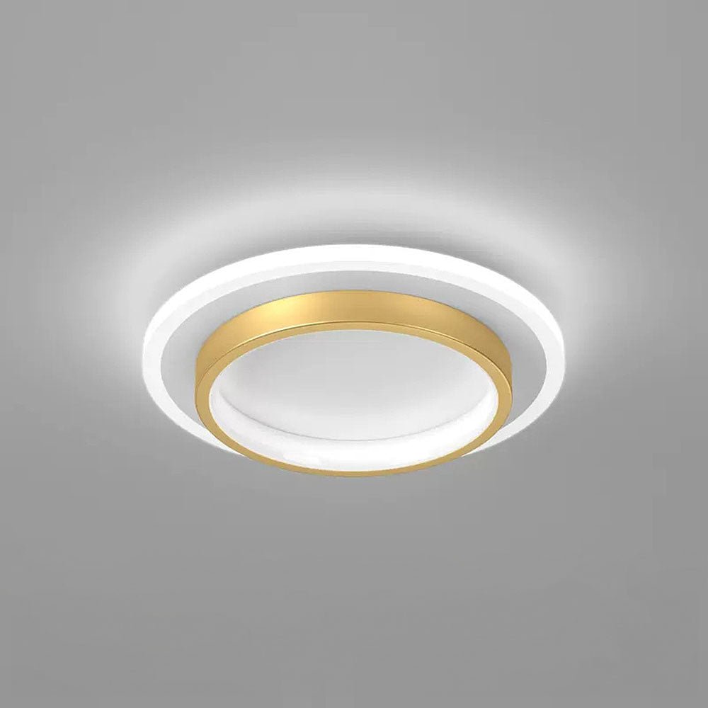 Nowoczesna Okrągła Metalowa Akrylowa Lampa Sufitowa LED do Korytarza View 27