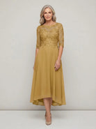 Elodie Mother of the Bride Wedding Guest Midi Dress with Sleeves_10