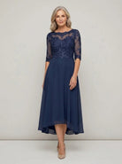 Elodie Mother of the Bride Wedding Guest Midi Dress with Sleeves_6