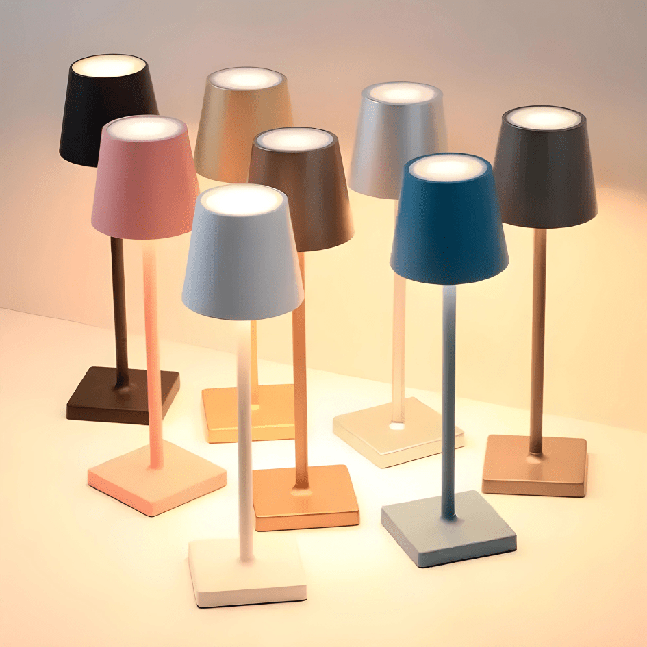 Rechargeable LED Table Lamp - Cordless Dimmable Reading Light
