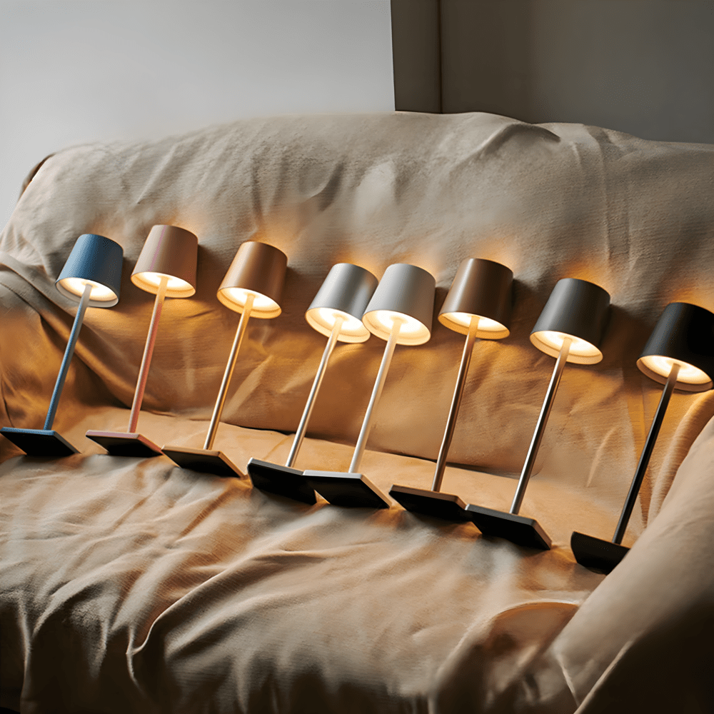 Rechargeable LED Table Lamp - Cordless Dimmable Reading Light
