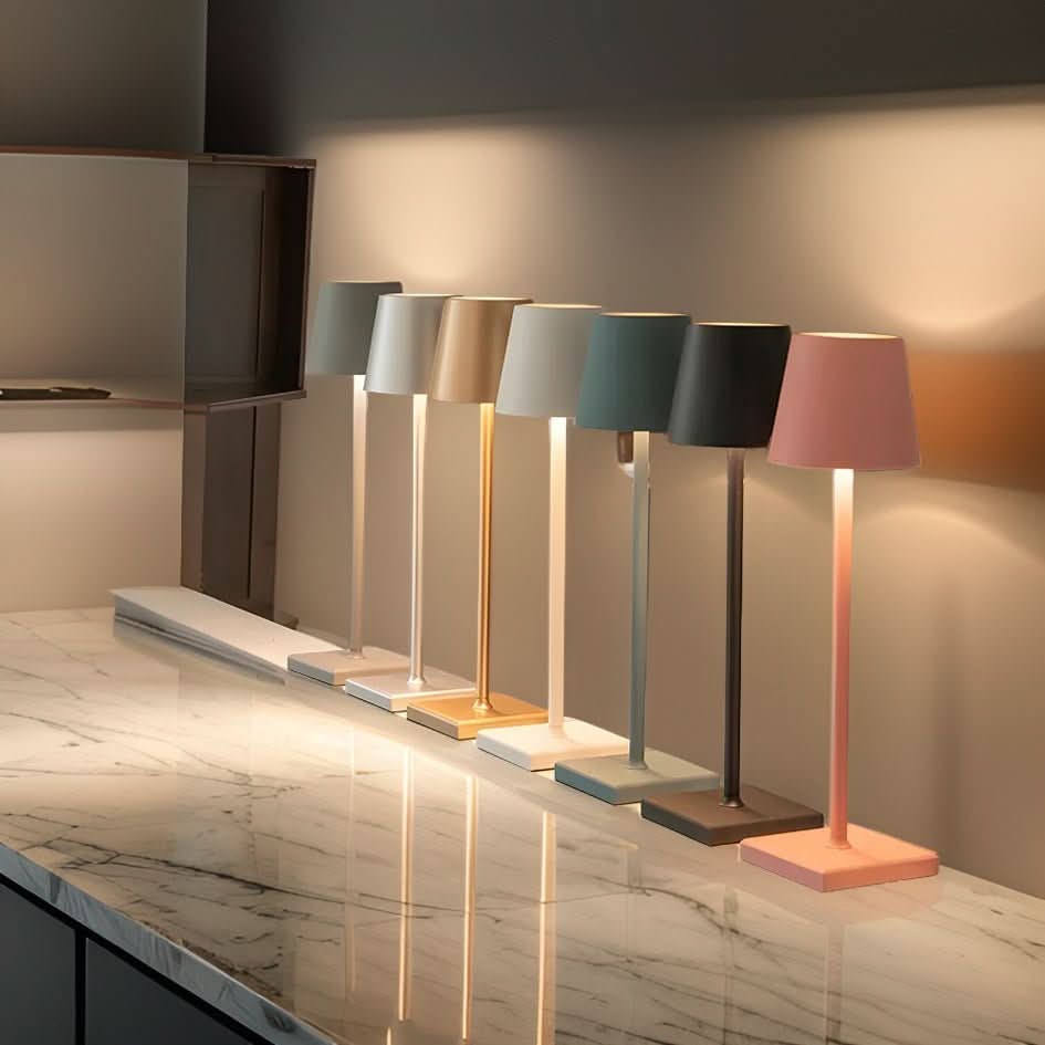 Rechargeable LED Table Lamp - Cordless Dimmable Reading Light