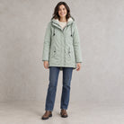 parka coat — Aurora Mint Green front — view 4