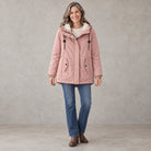 parka coat — Aurora Dusty Pink front — view 6