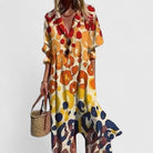Juliana Boho Print Maxi Shirt Dress_4