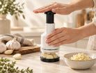 Press-Down Garlic Chopper - Stainless Steel Mincer Tool