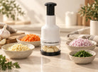 Press-Down Garlic Chopper - Stainless Steel Mincer Tool