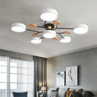 Scandinavian Multi-Arm Ceiling Lamp with Integrated LED