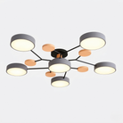 Plafondlamp Scandinavisch met Multi-Arm Design en Geïntegreerde LED