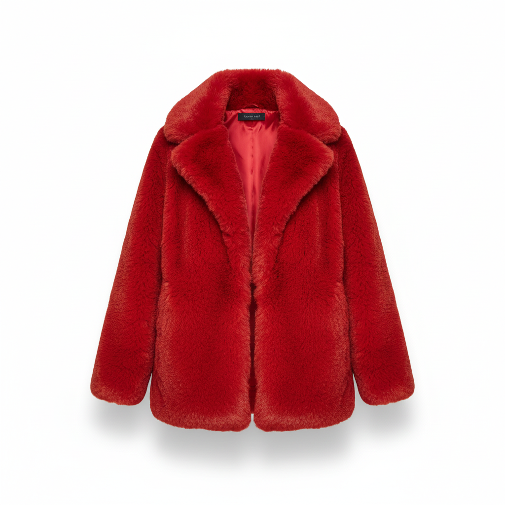 Women's Quilted Jacket with Faux-Fur Collar – Winter Coat