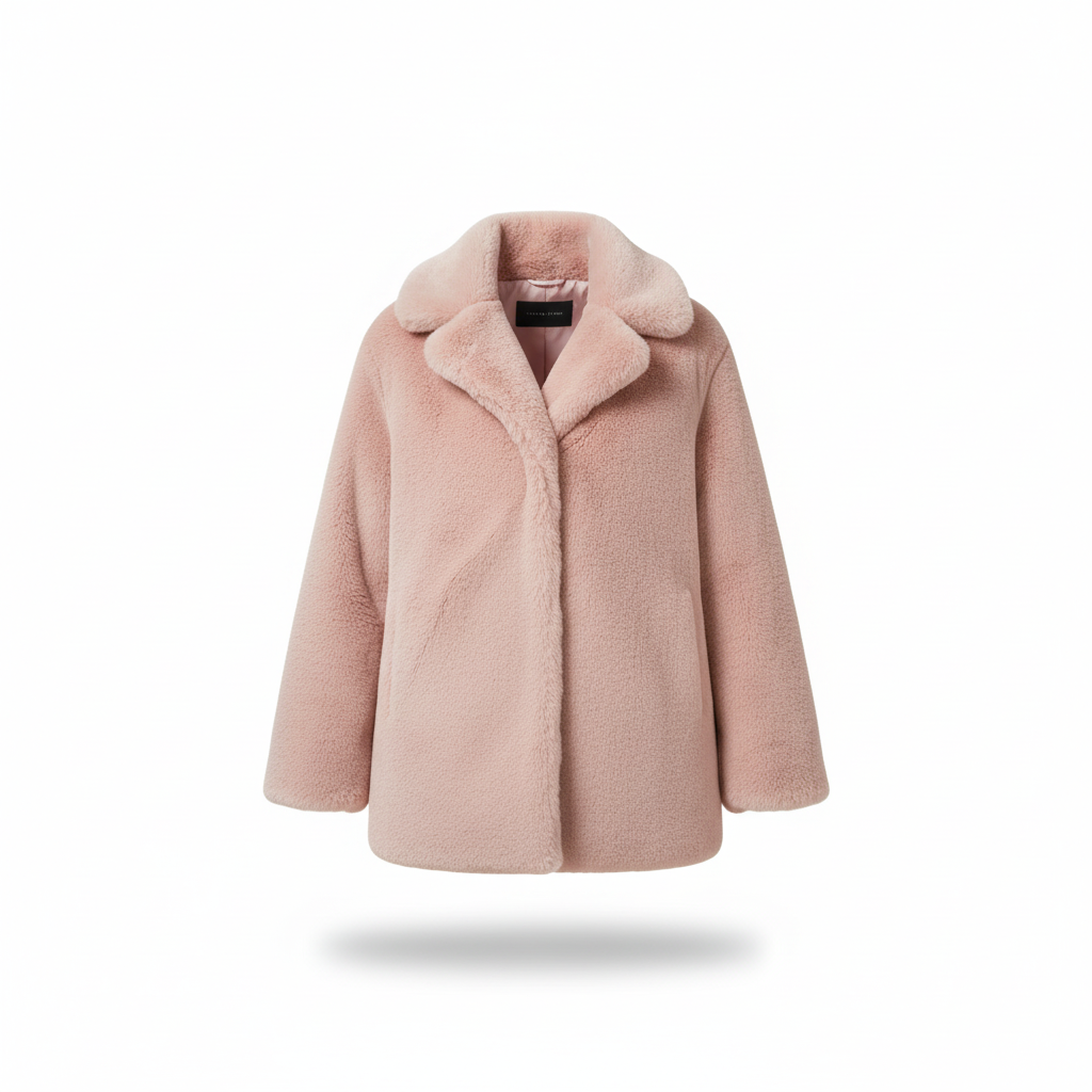 Women's Quilted Jacket with Faux-Fur Collar – Winter Coat