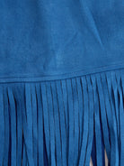 Women's Bodycon Mini Dress Western Fringe Long Sleeve