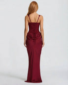 Anastasia Corset Draped Maxi Dress_10