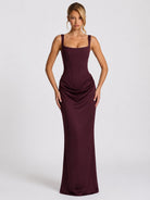 Anastasia Corset Draped Maxi Dress_16