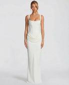 Anastasia Corset Draped Maxi Dress_5
