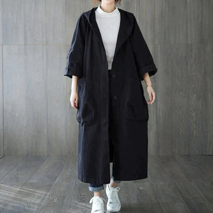 Lysanne | Trenchcoat voor Dames – Oversized Stijl met Functionele Zakdetails