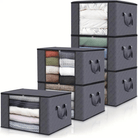 Tanoe | Foldable Non-Woven Storage Bag with Transparent Window and Handles for Wardrobe and Bedroom