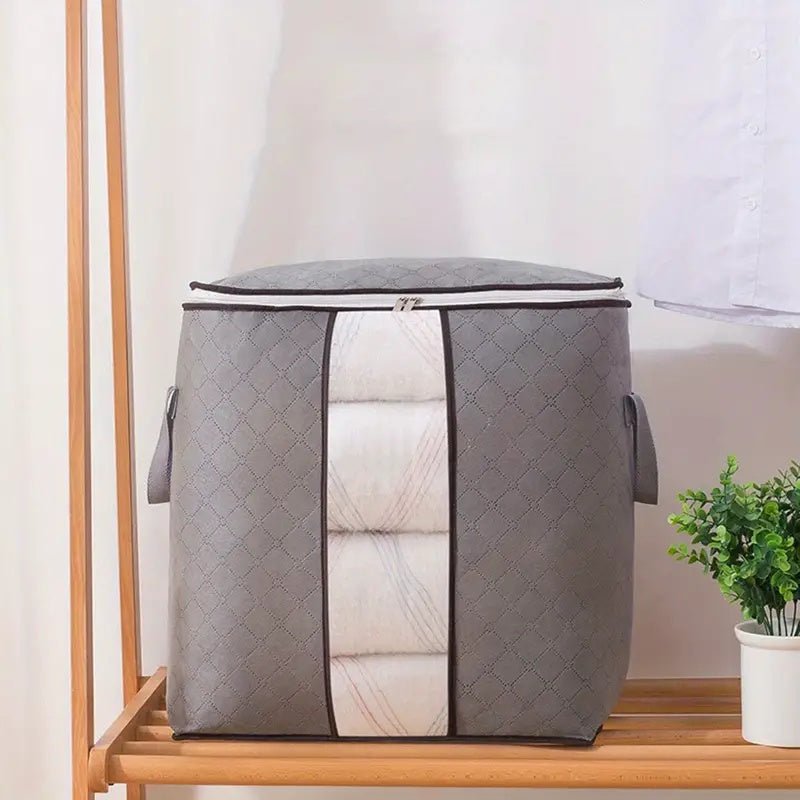 Tanoe | Foldable Non-Woven Storage Bag with Transparent Window and Handles for Wardrobe and Bedroom