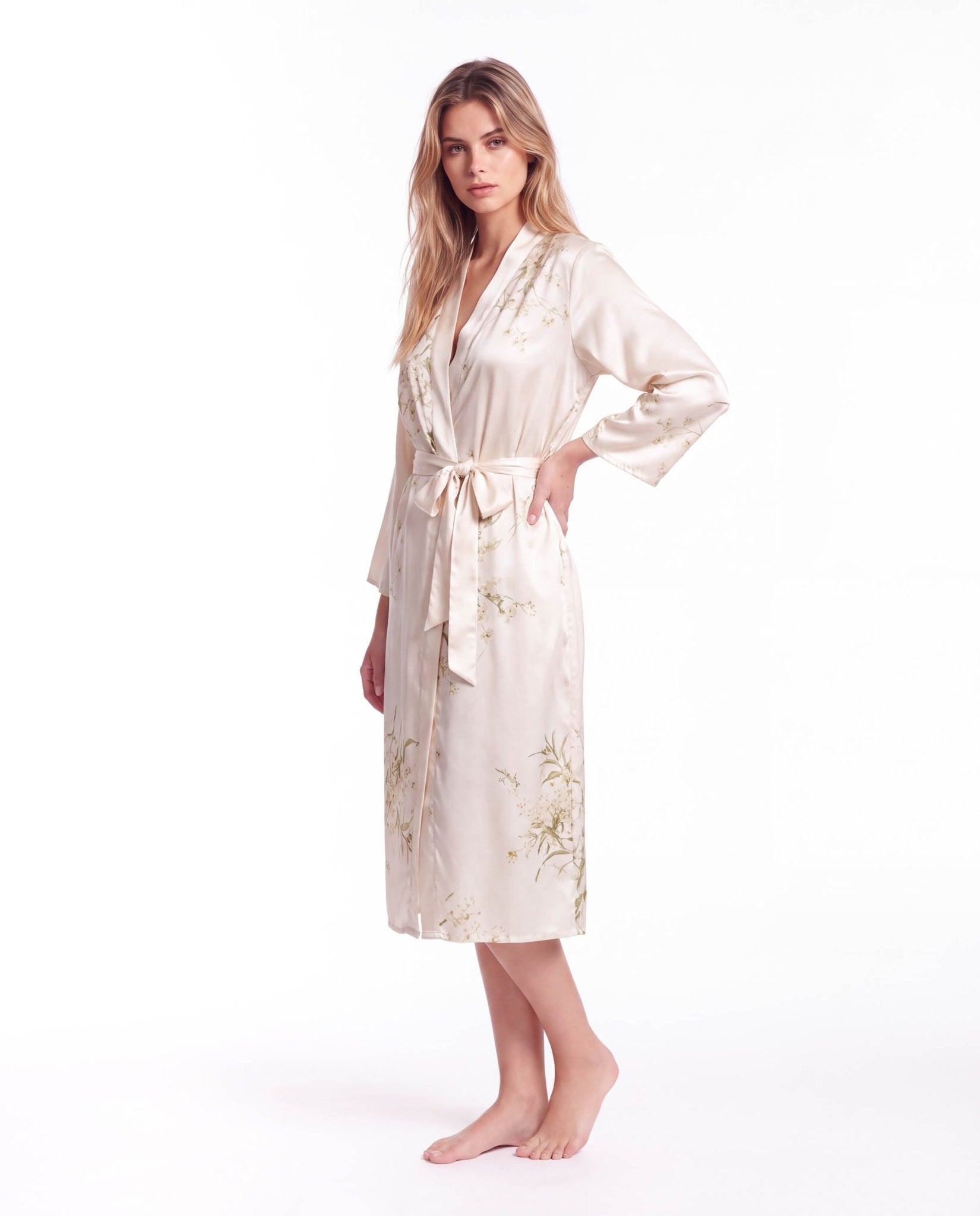 Women's Satin Slip Dress – Silky Sleeveless Nightdress