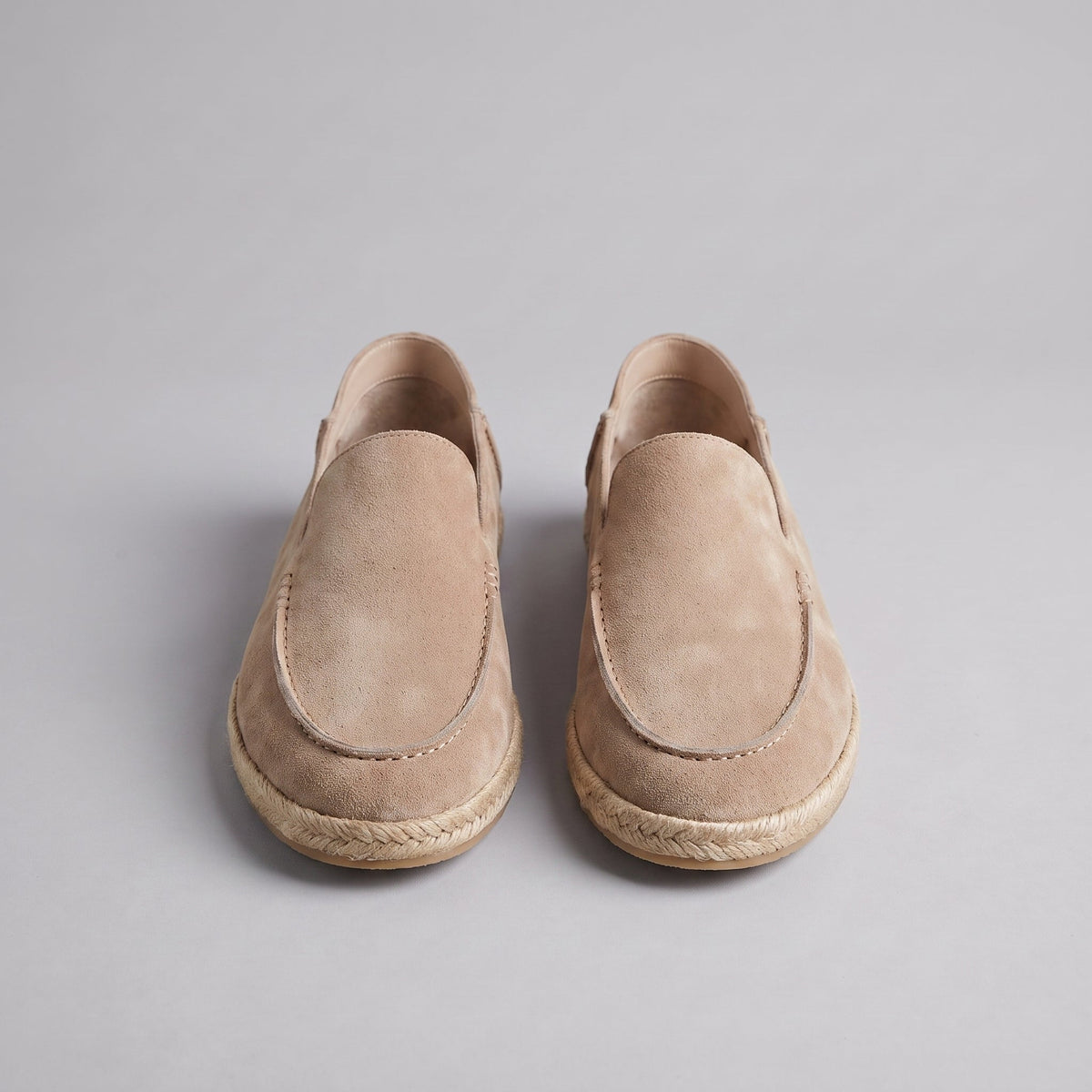 Men's Suede Espadrille Loafers - Summer Slip-On Shoes