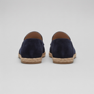 Men's Suede Espadrille Loafers - Summer Slip-On Shoes