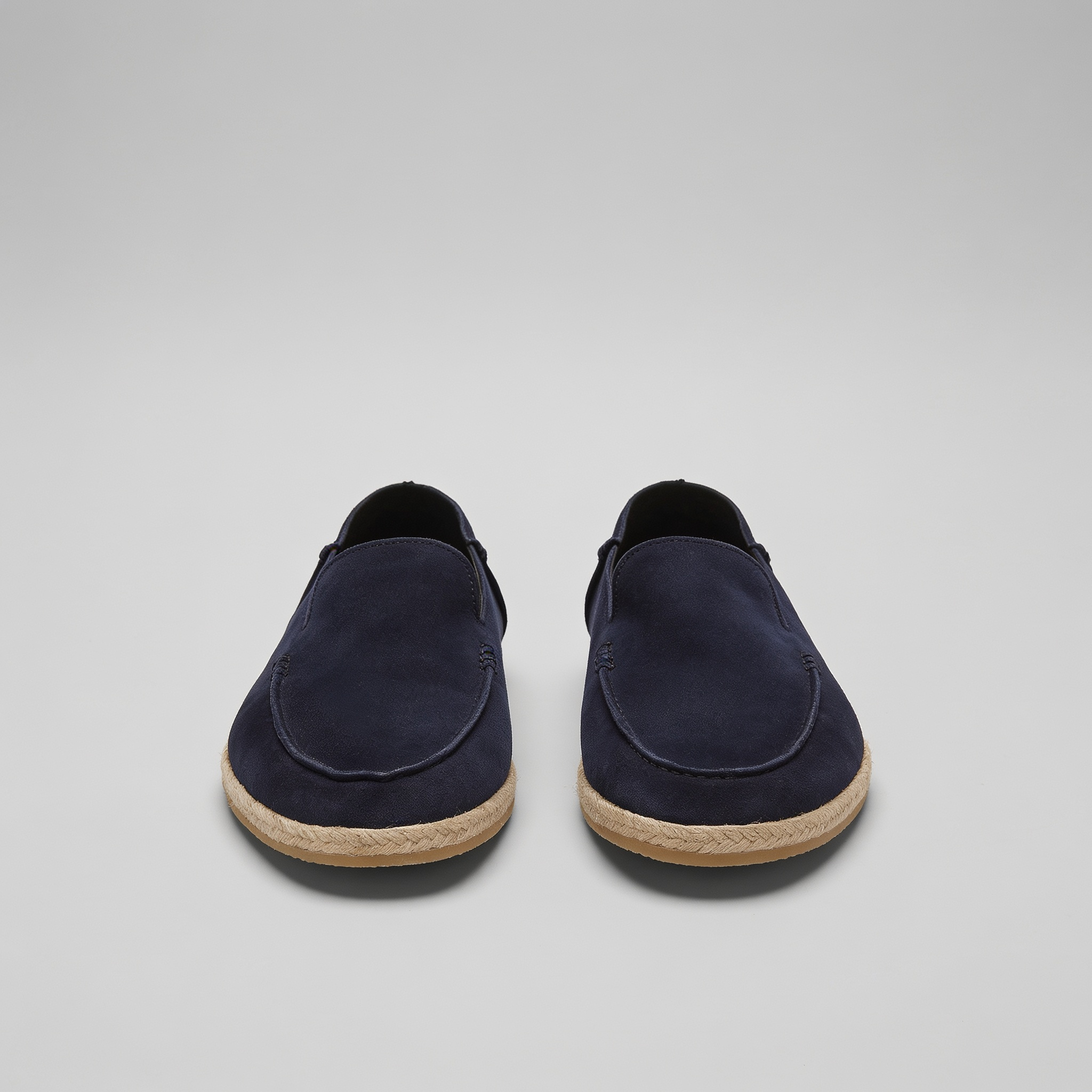 Men's Suede Espadrille Loafers - Summer Slip-On Shoes