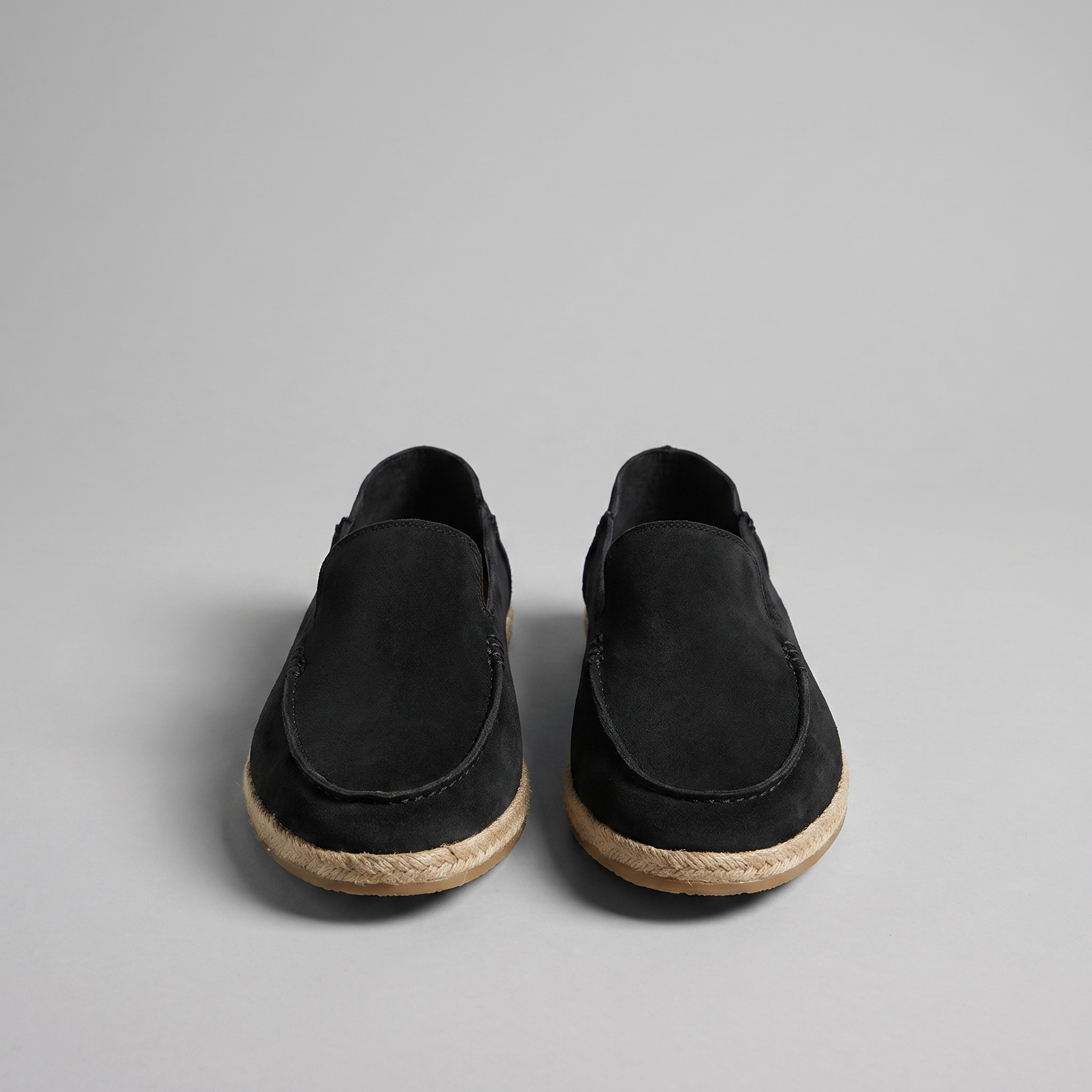 Men's Suede Espadrille Loafers - Summer Slip-On Shoes