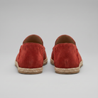 Men's Suede Espadrille Loafers - Summer Slip-On Shoes