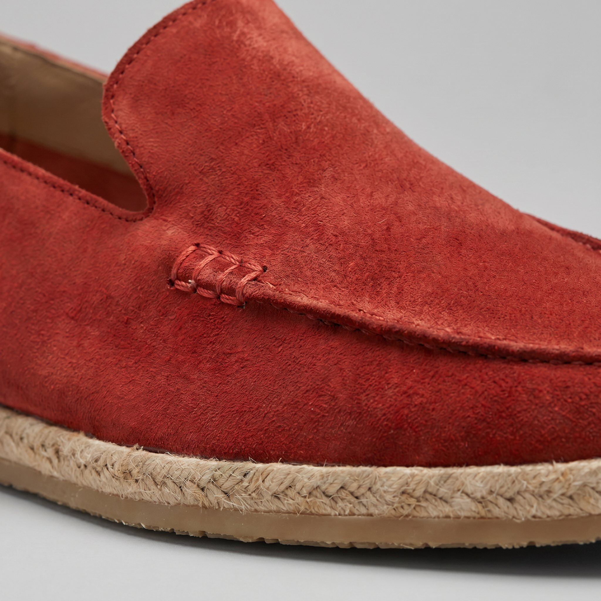 Men's Suede Espadrille Loafers - Summer Slip-On Shoes