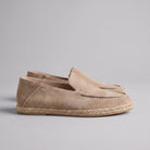 Men's Suede Espadrille Loafers - Summer Slip-On Shoes