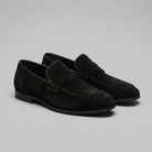 Men's Suede Penny Loafers Smart Casual Slip-On Shoes