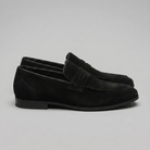 Men's Suede Penny Loafers Smart Casual Slip-On Shoes