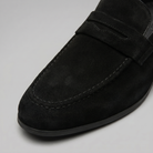 Men's Suede Penny Loafers Smart Casual Slip-On Shoes