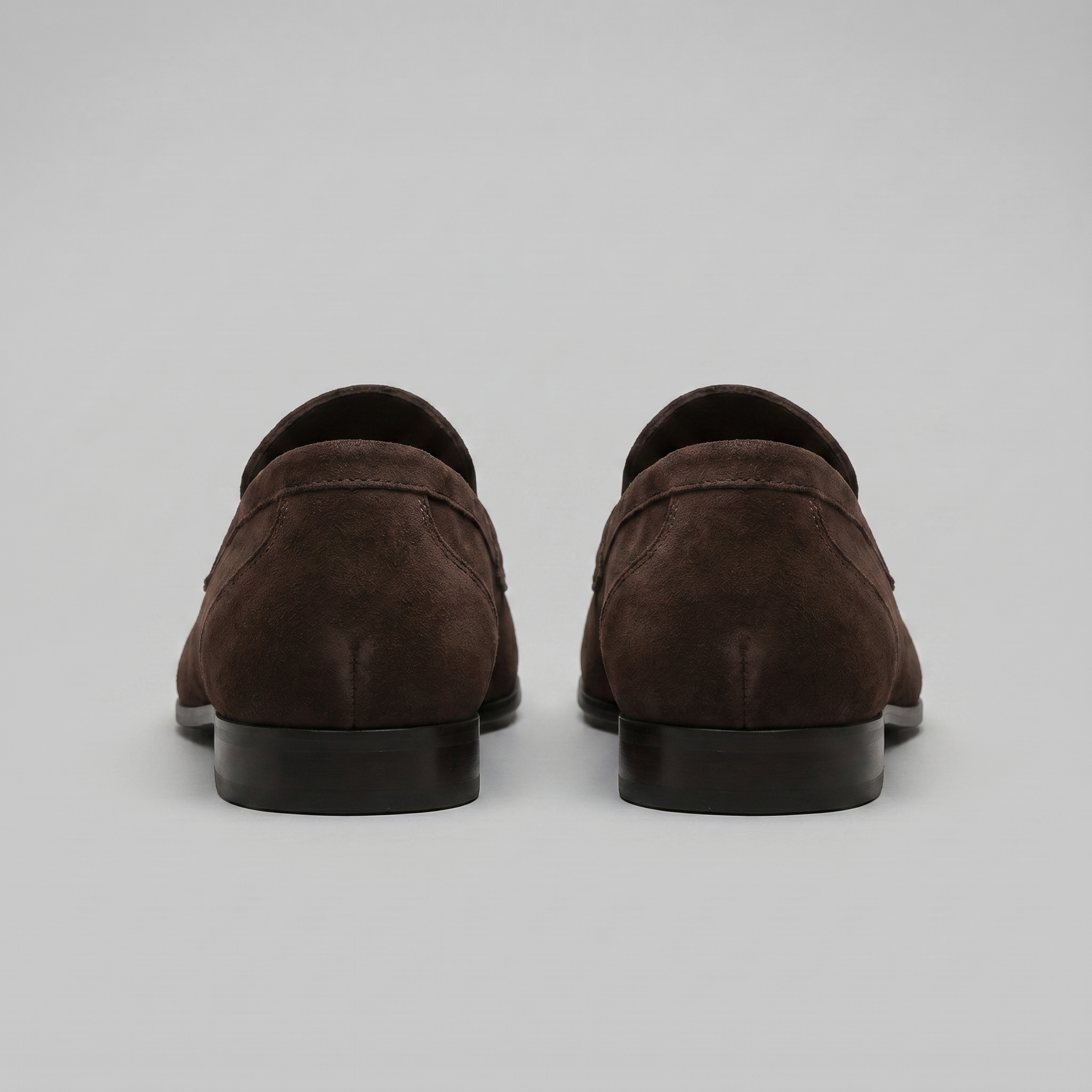 Men's Suede Penny Loafers Smart Casual Slip-On Shoes