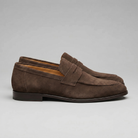 Men's Suede Penny Loafers Smart Casual Slip-On Shoes