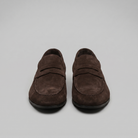 Men's Suede Penny Loafers Smart Casual Slip-On Shoes