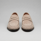 Men's Suede Penny Loafers Smart Casual Slip-On Shoes