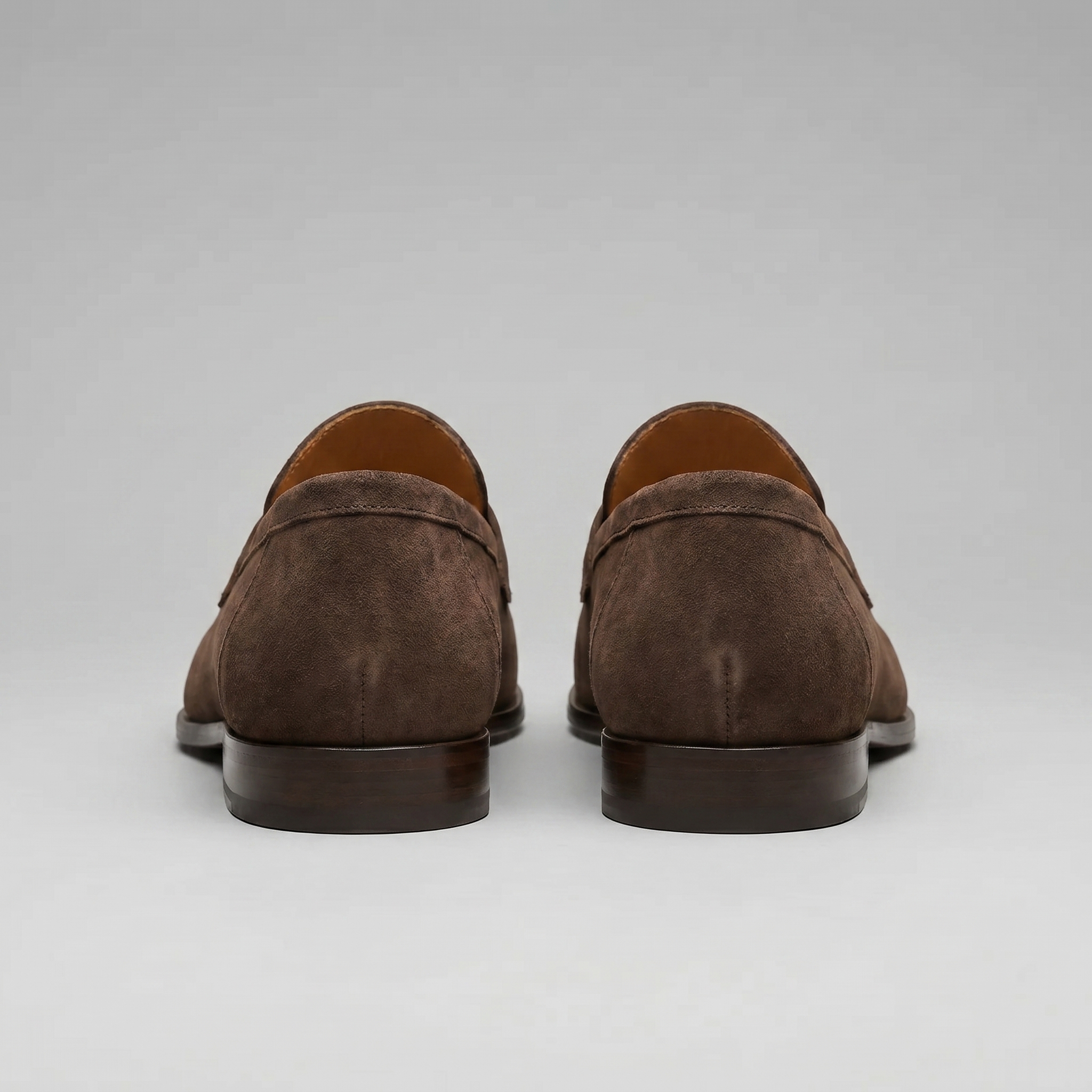 Men's Suede Penny Loafers Smart Casual Slip-On Shoes