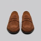 Men's Suede Penny Loafers Smart Casual Slip-On Shoes