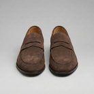 Men's Suede Penny Loafers Smart Casual Slip-On Shoes