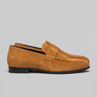 Men's Suede Penny Loafers Smart Casual Slip-On Shoes