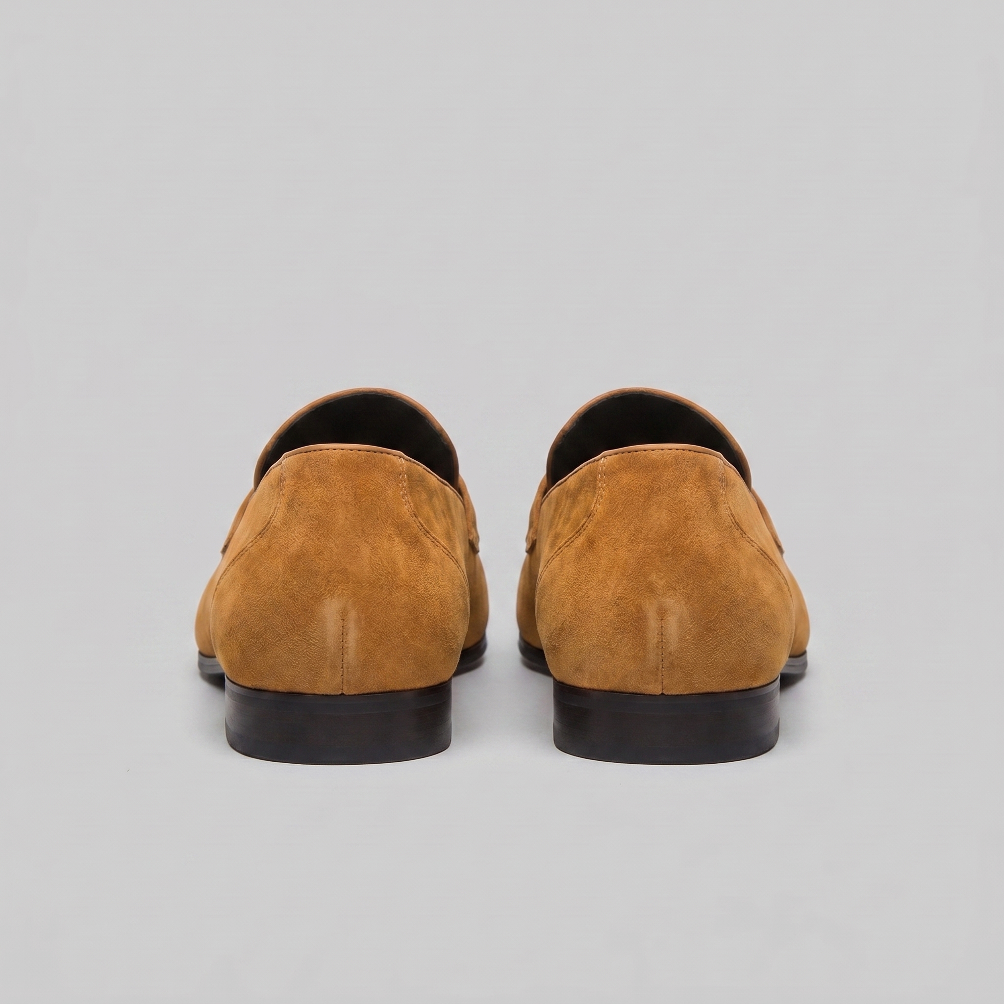 Men's Suede Penny Loafers Smart Casual Slip-On Shoes