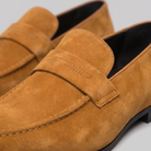 Men's Suede Penny Loafers Smart Casual Slip-On Shoes