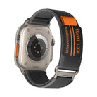 Nava-Bands Asphalt Orange / 42 / 44 / 45 / 49mm SM / Canvas Nava-Bands Fabric Travel Loop