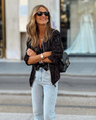 Women's Sequin Blazer – Shimmery Regular Fit Jacket