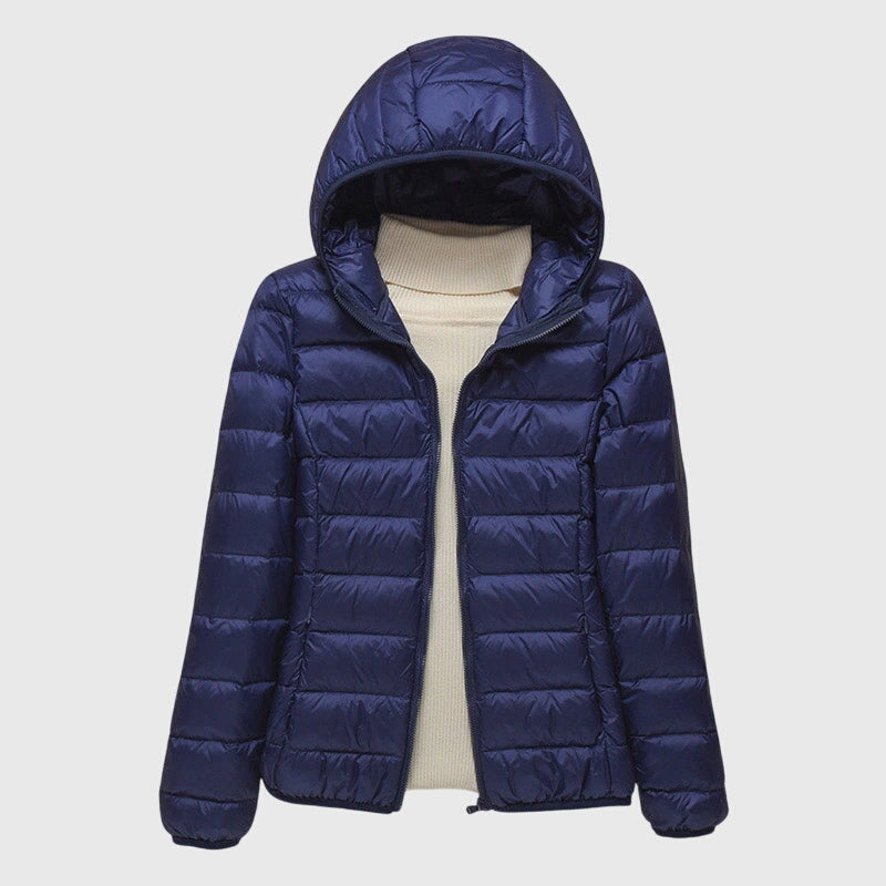 Women's Ultra-Light Quilted Puffer Jacket - Wind & Water Resistant