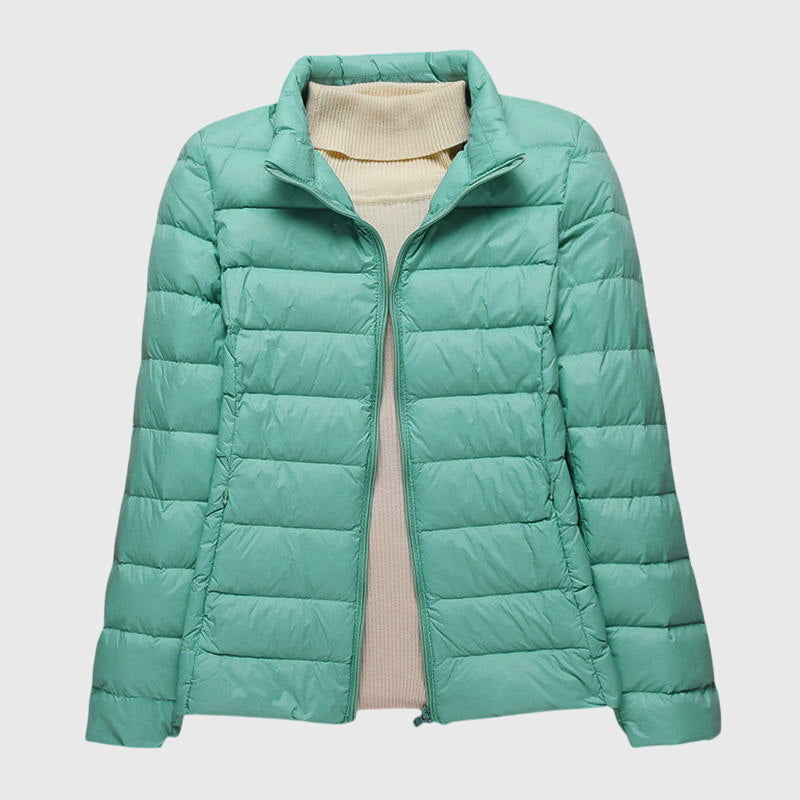 Women's Ultra-Light Quilted Puffer Jacket - Wind & Water Resistant